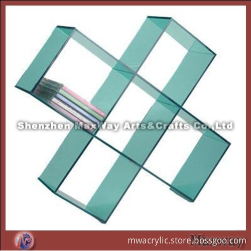 Green Exquisie Polished Acrylic/Lucite CD Storage Holder